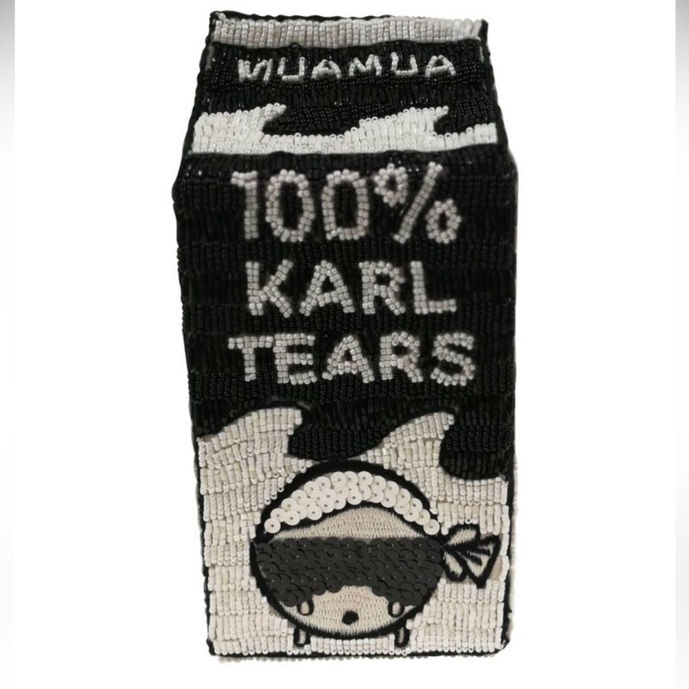 House of mua mua milano 100% BOYS TEARS MILK CARTON BAG HANDBAG